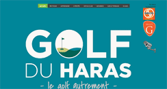 Desktop Screenshot of golfduharas.be