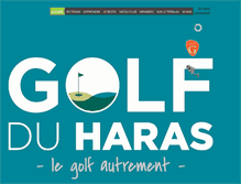 Tablet Screenshot of golfduharas.be